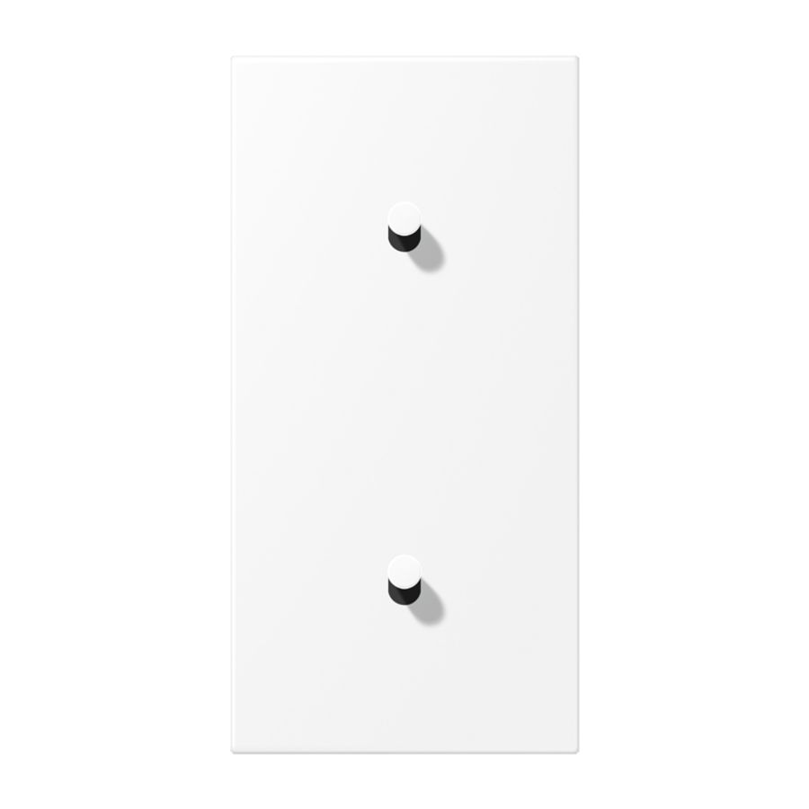 Afdekking LS1912 witmat verticaal 1+1 hevel kegel