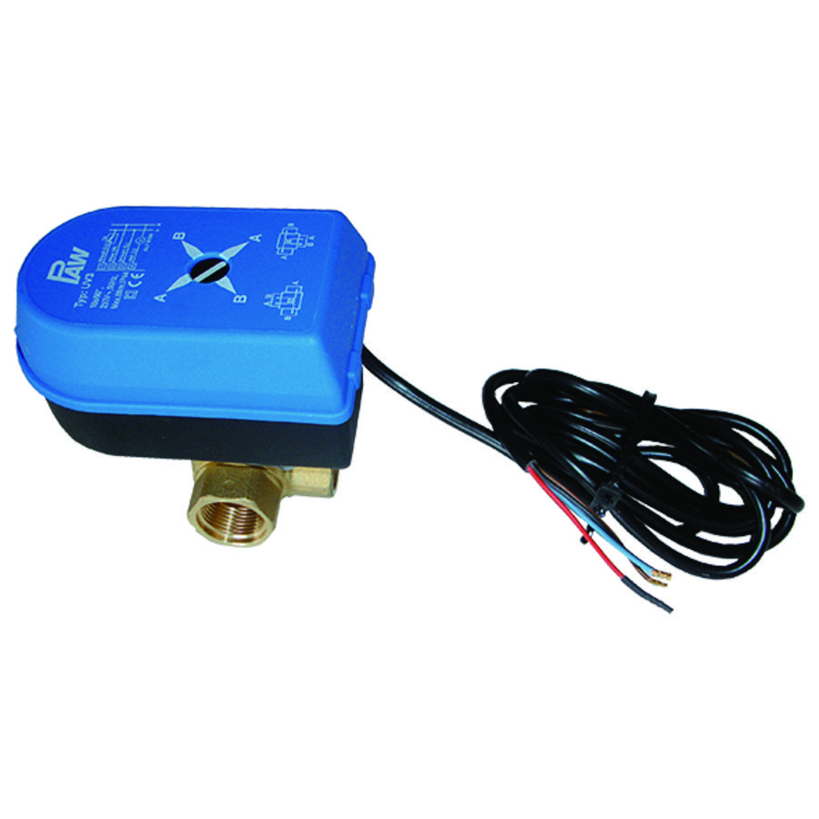 Driewegklep met motor dn20