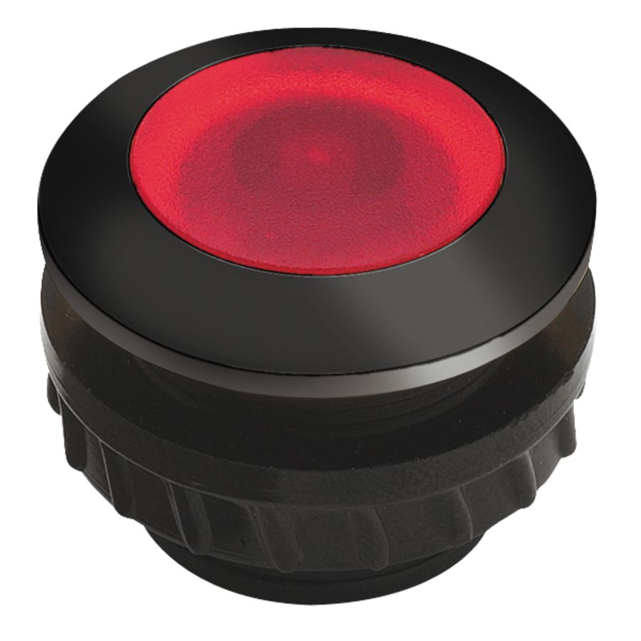 Deurcontact LED inb steekcontacten IP54 zw/alu.rand VVE=3