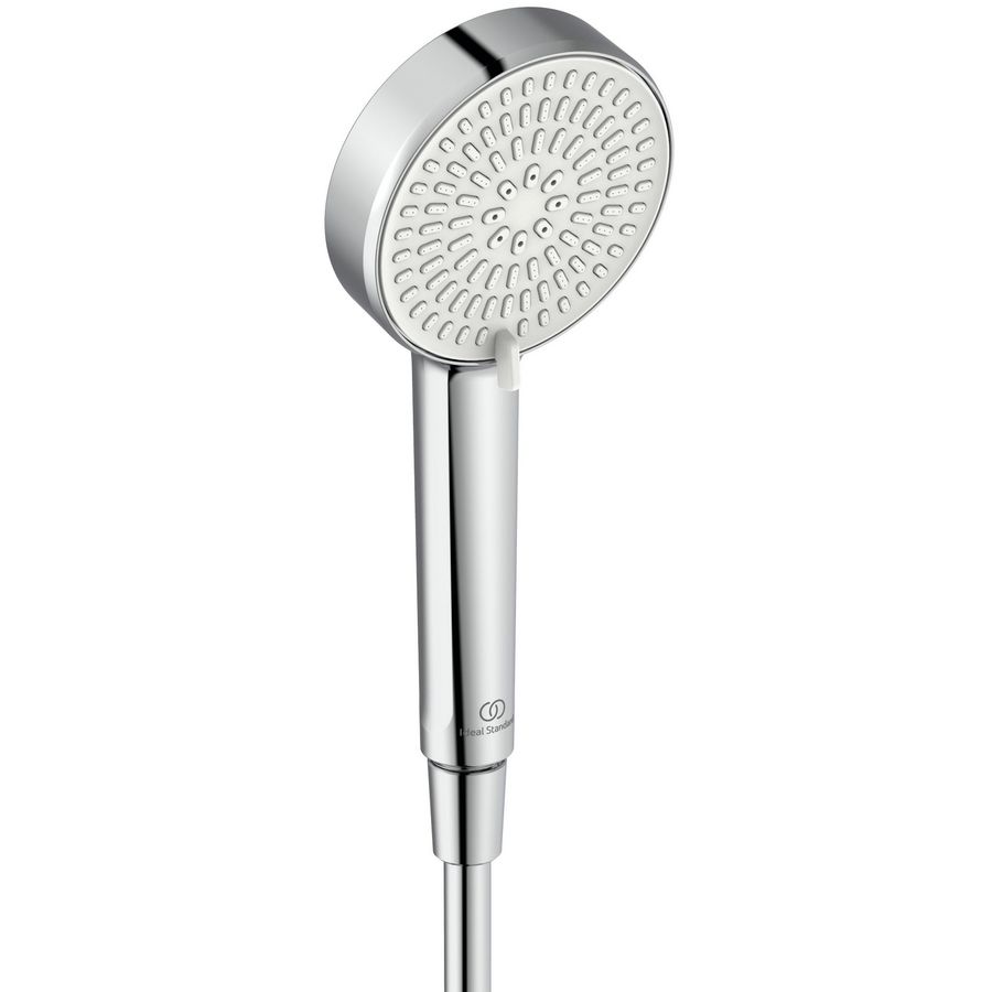 Handdouche Idealrain 2 straalsoorten 100mm chroom/wit