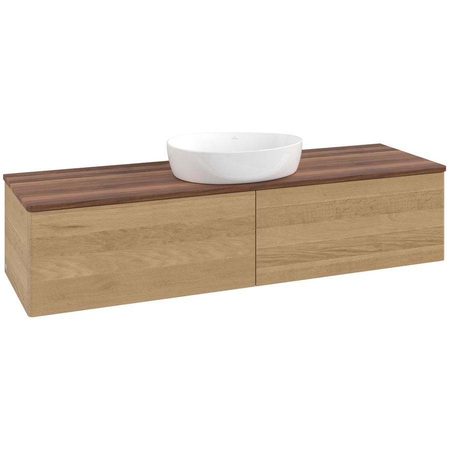 Wastafelonderkast Antao 1600x360x500mm Honey Oak L36012HN
