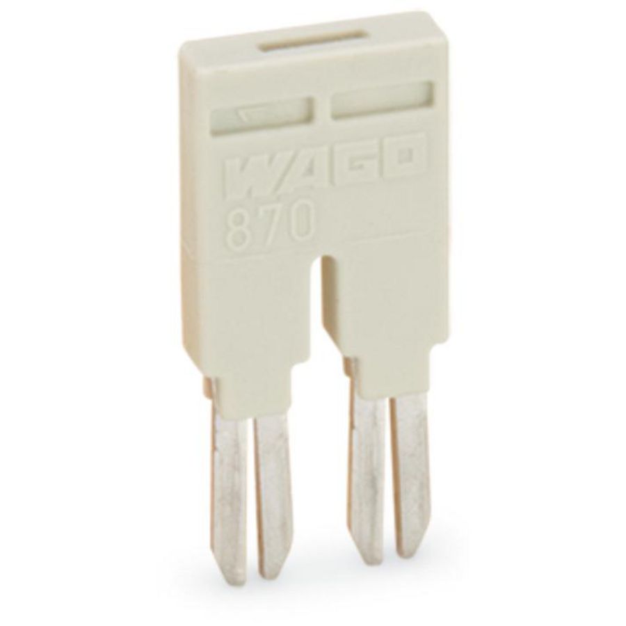 Brug 2-voudig geisoleerd lichtgrijs VVE=25