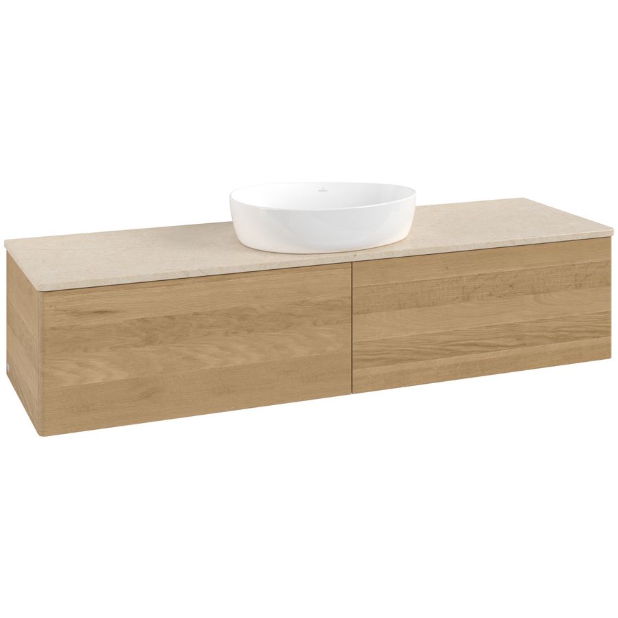 Wastafelonderkast Antao 1600x360x500mm Honey Oak L36013HN