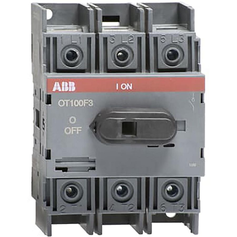 Lastscheider 3P 100 A bodem/DIN-rail montage