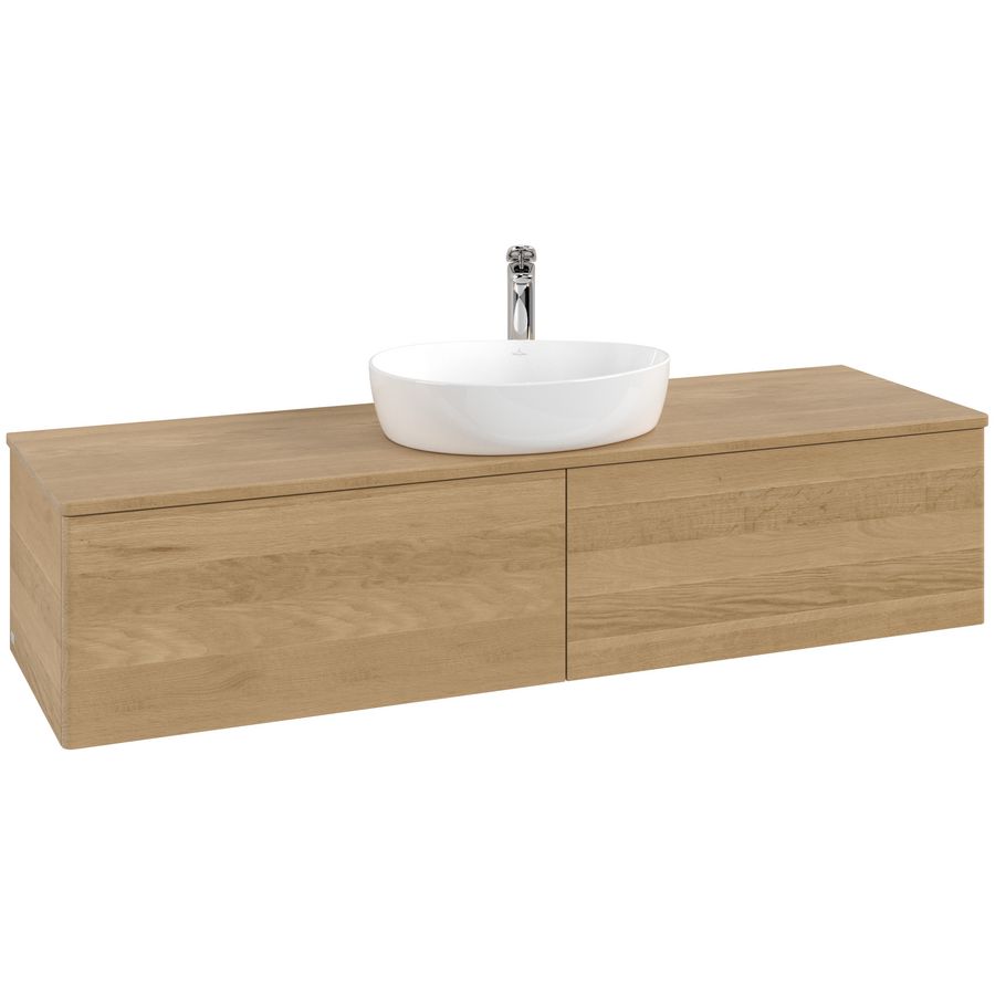 Wastafelonderkast Antao 1600x360x500mm Honey Oak L36051HN