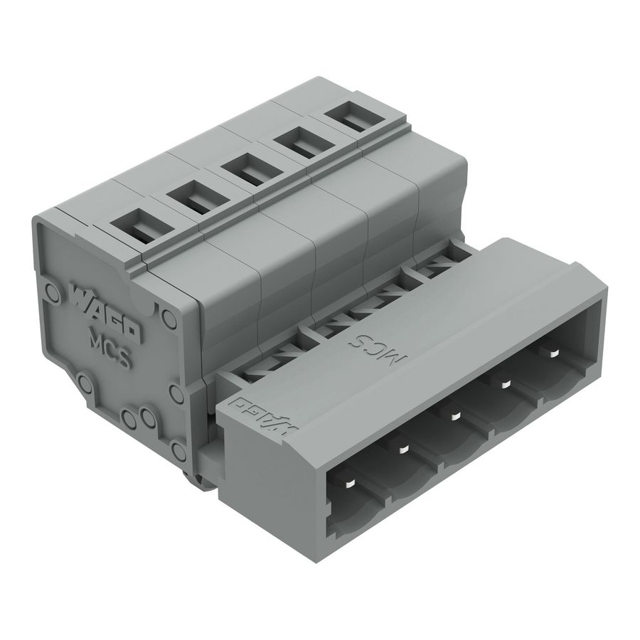 1-draads male steker 2,5mm² grijs 231-605/018-000 VVE=50