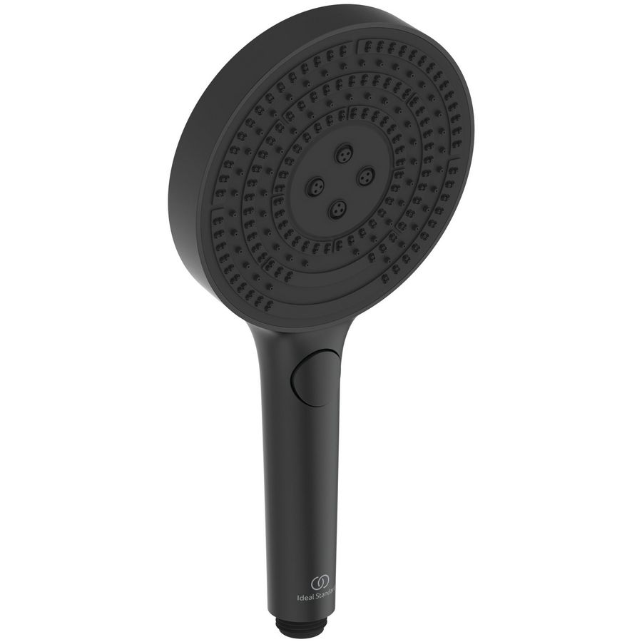 Handdouche 130mm 3 functies silk black Idealrain