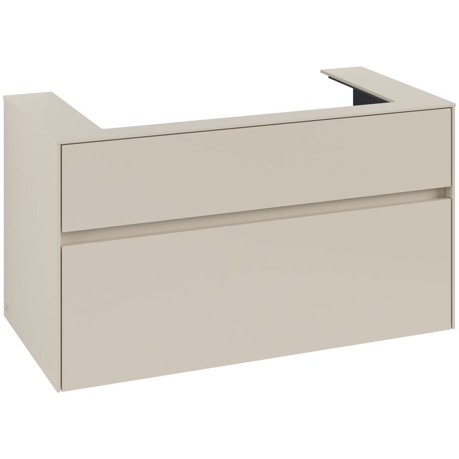Wastafelonderkast Collaro 1000x548x500mm Cashmere Grey C020B0VN