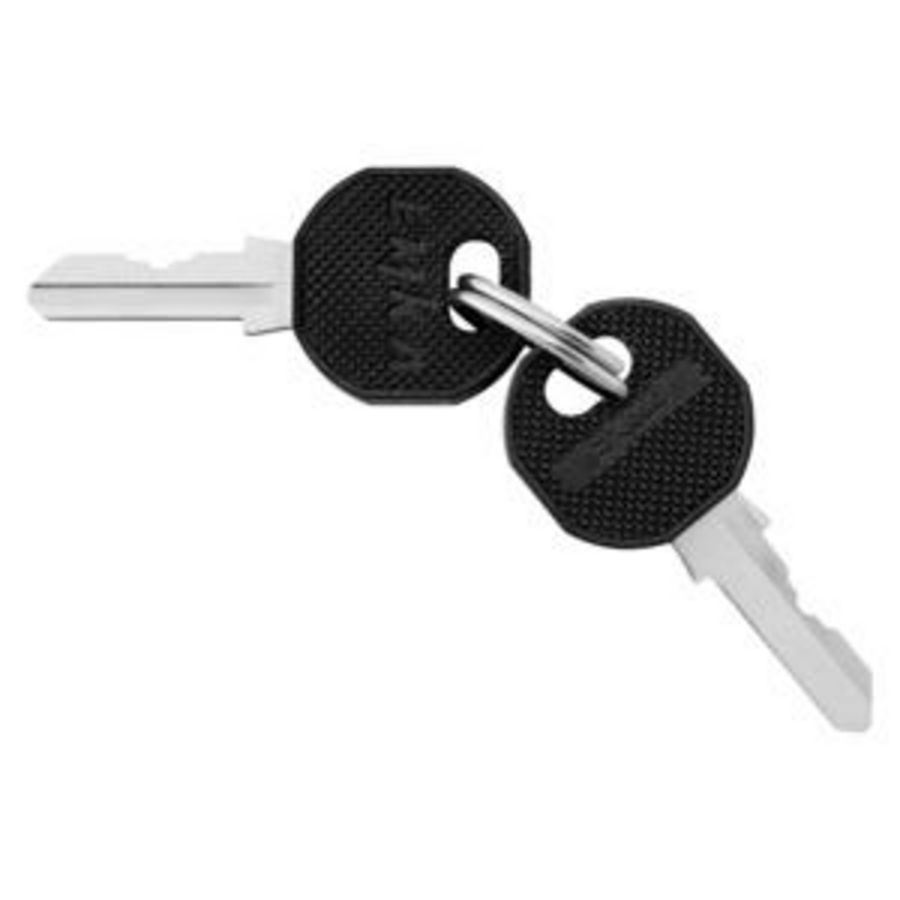 SET MET 2 RESERVESLEUTELS VOOR DEUREN-TYPE YALE-QDX