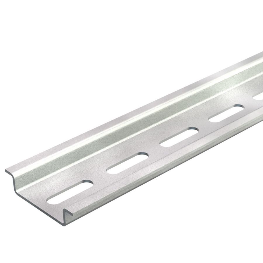 Lengte a 2m. DIN-rail geperforeerd 35x75mm