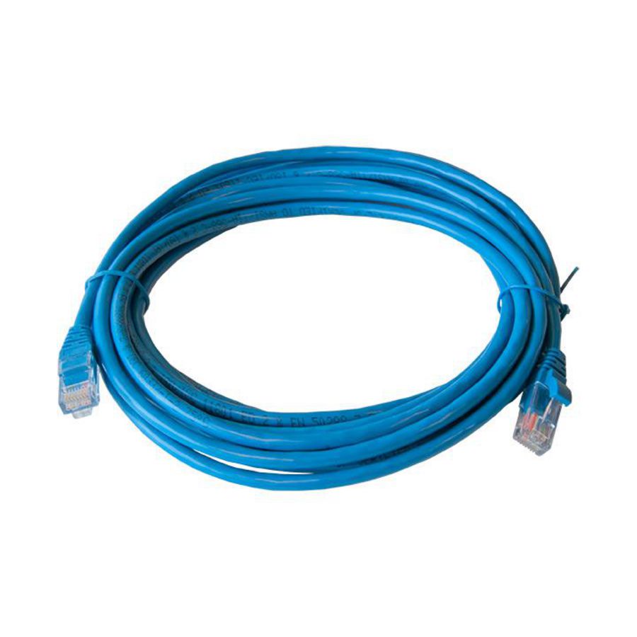 Patchkabel / netwerkkabel CAT5e UTP PVC molded blauw 5.0meter