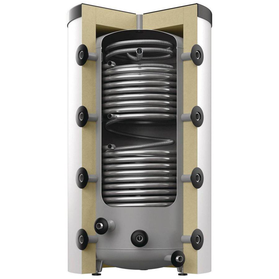 Buffervat Storatherm Heat Combi HC 500/2 C EEK-C zilver
