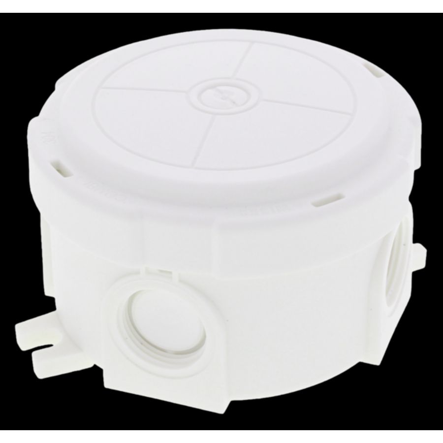 kunststof kabeldoos rond Ø 82mm wit (COMBI304WH) VVE=5