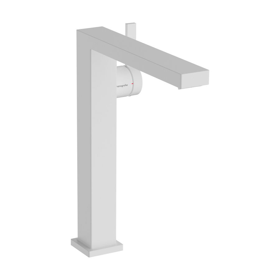 Tecturis E 1-hendel wastafelmengkraan 240 Fine highriser CoolStart mat wit incl. push-open plug