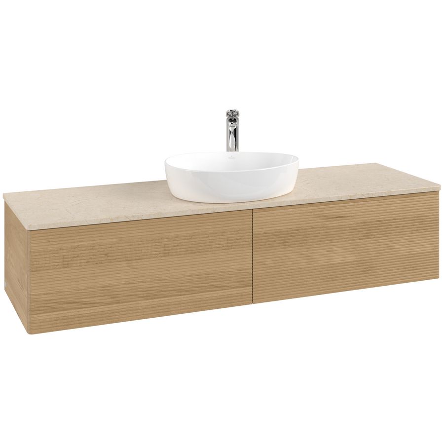 Wastafelonderkast Antao 1600x360x500mm Honey Oak L36153HN