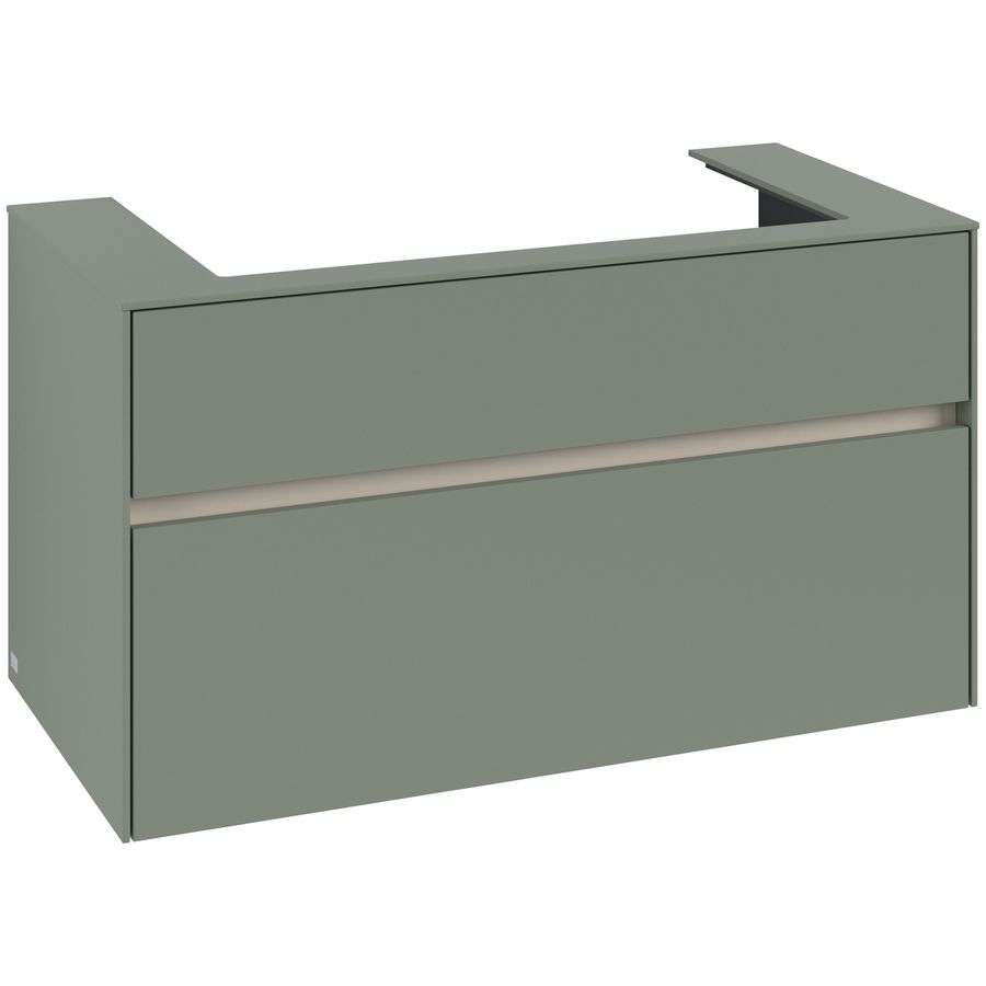 Wastafelonderkast Collaro 1000x548x500mm Soft Green C020B0AF