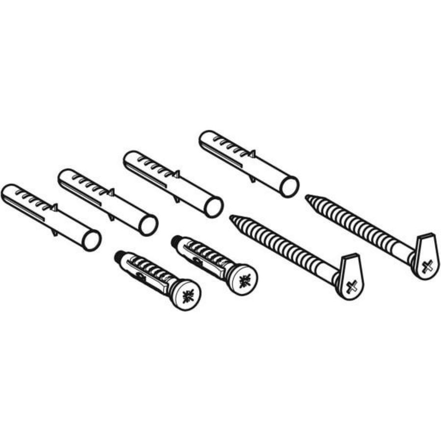 Sphinx 365 schroefhaken/pluggen tbv lage badkast