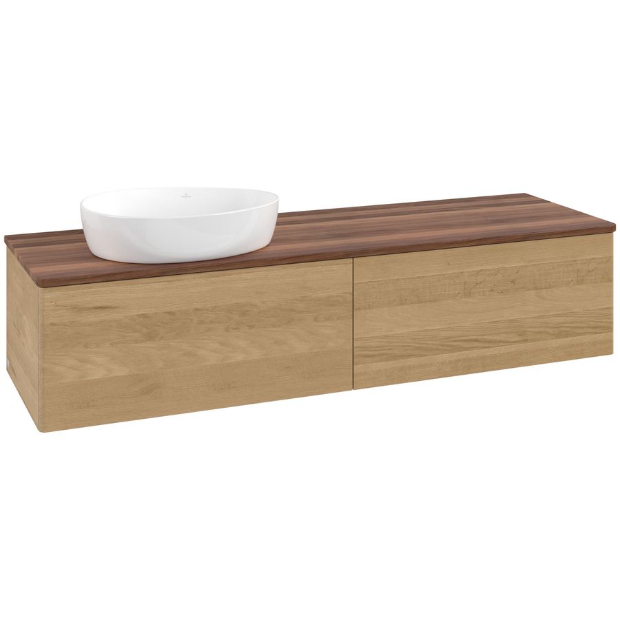 Wastafelonderkast Antao 1600x360x500mm Honey Oak L37012HN