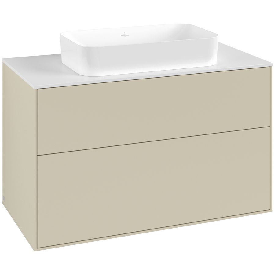 Wastafelonderkast Finion 1000x603x501mm S.Grey Matt Lacquer F64100HJ
