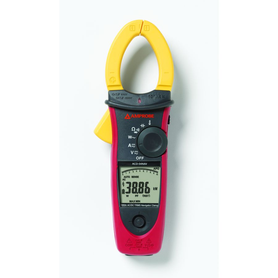 Stroomtang 1000A AC/DC met temperatuurmeting