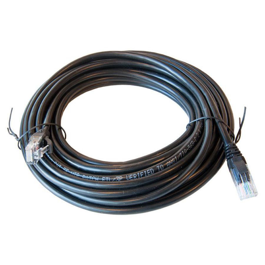 Patchkabel / netwerkkabel CAT5e UTP PVC molded zwart 7.5meter