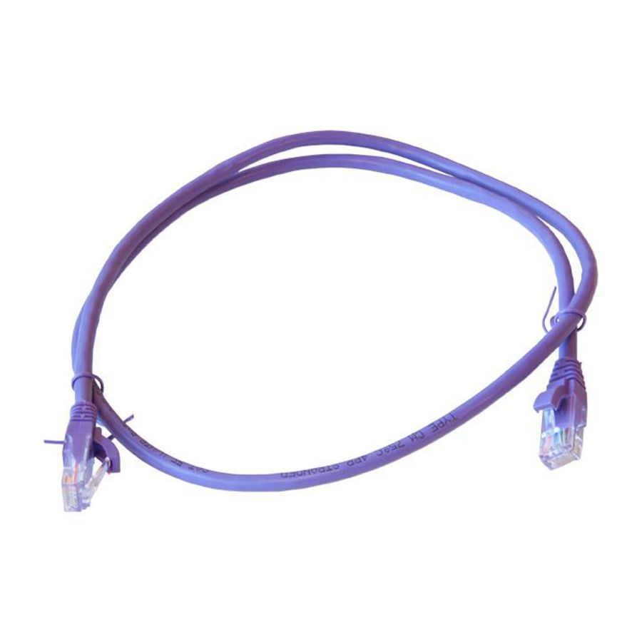 Patchkabel / netwerkkabel CAT5e UTP PVC molded paars 1.0meter