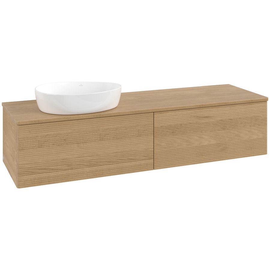 Wastafelonderkast Antao 1600x360x500mm Honey Oak L37111HN