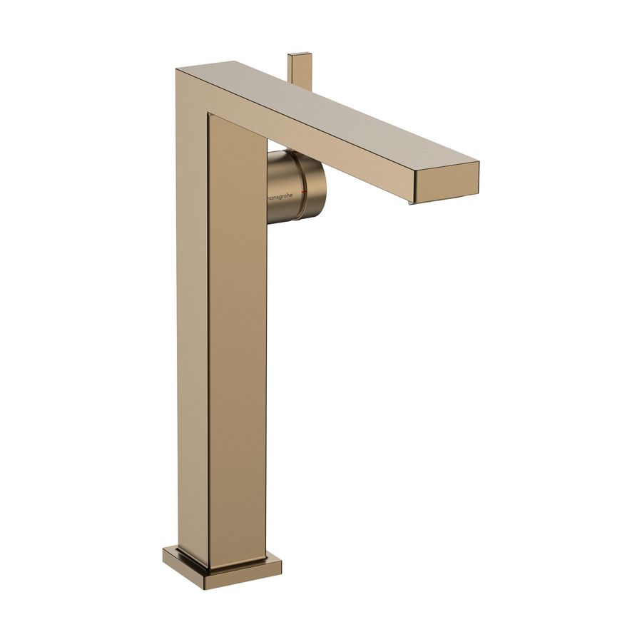 Tecturis E 1-hendel wastafelmengkraan 240 Fine highriser CoolStart brushed bronze incl. push-open plug