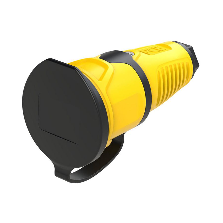 Koppelcontactstop randaarde er afdekkap Taurus2 gee/zwa rubber VVE=20