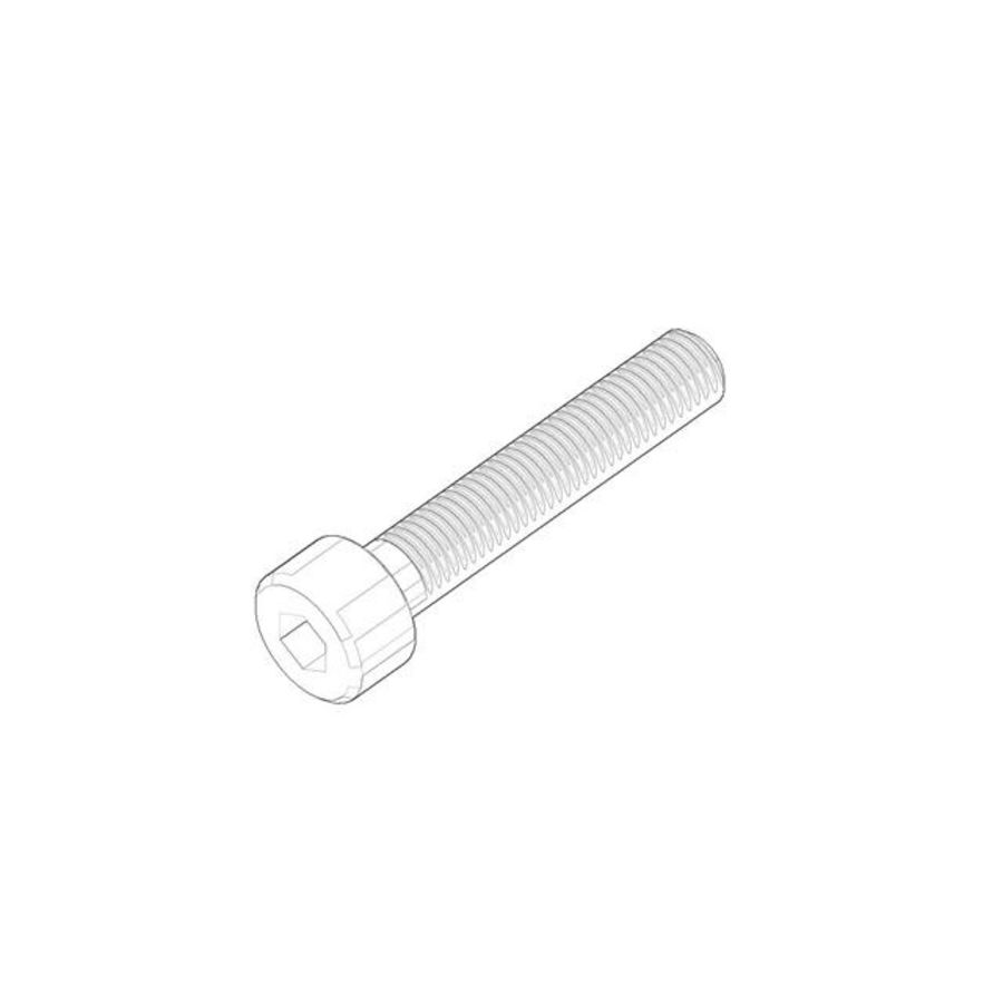 Bevestiging Cilinderschroef met binnenzeskant M4x22mm