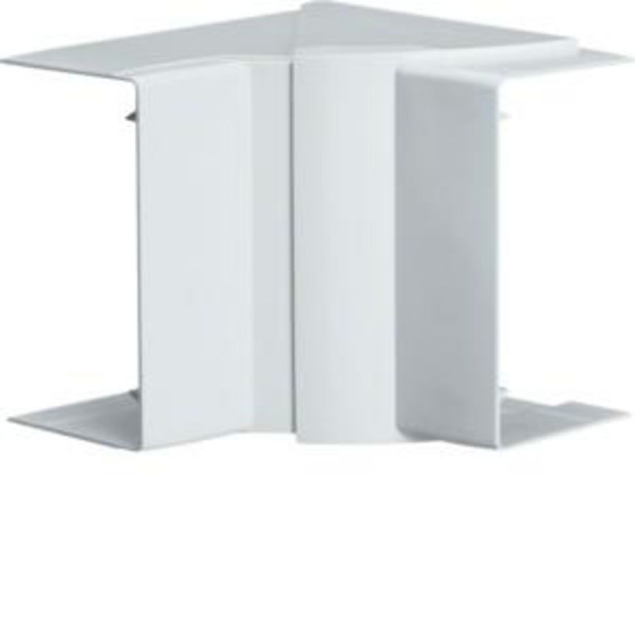 Binnenhoek voor goot 60x90mm LF lichtgrijs