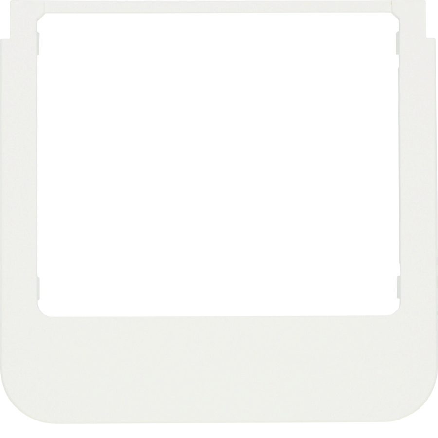 Designraam afgerond polarwit mat