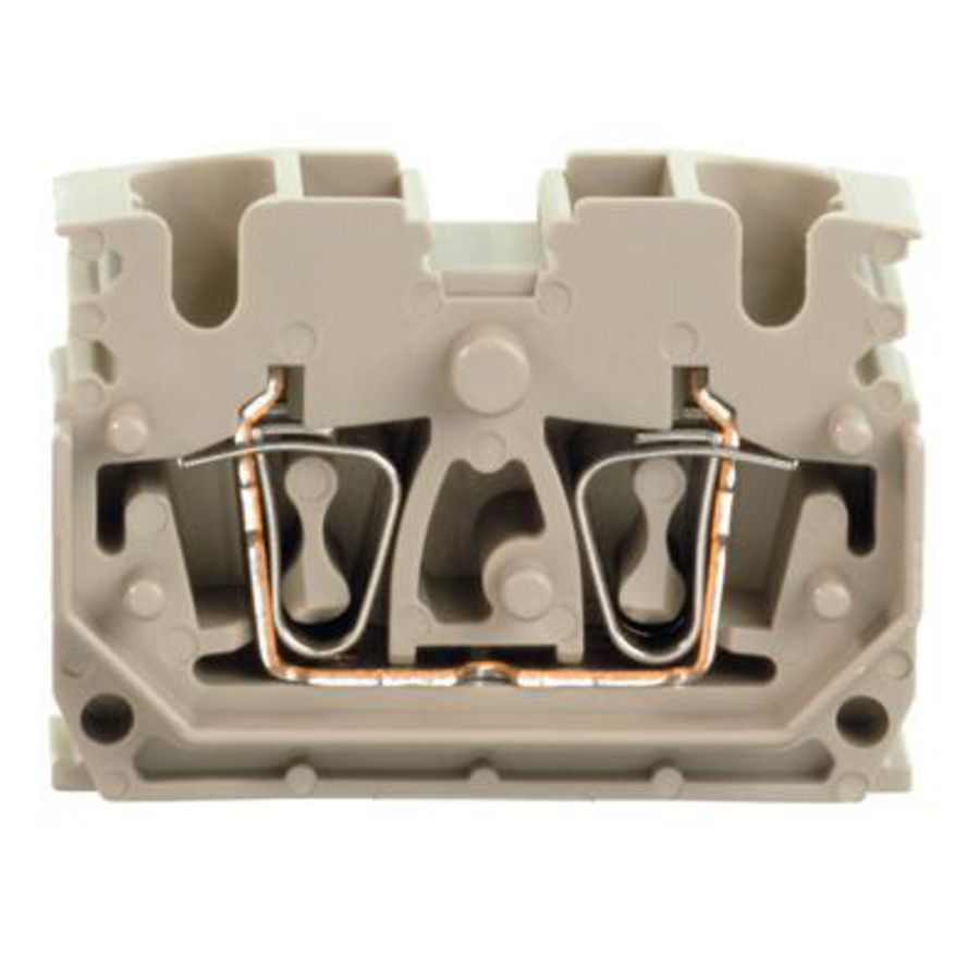 Doorvoer blok Spanklem oranje 2.5mm2 VVE=100