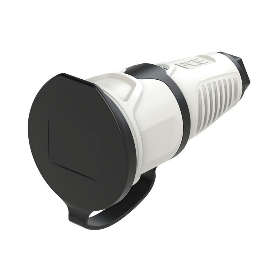 Koppelcontactstop randaarde er afdekkap Taurus2 lgr/zwa rubber VVE=20