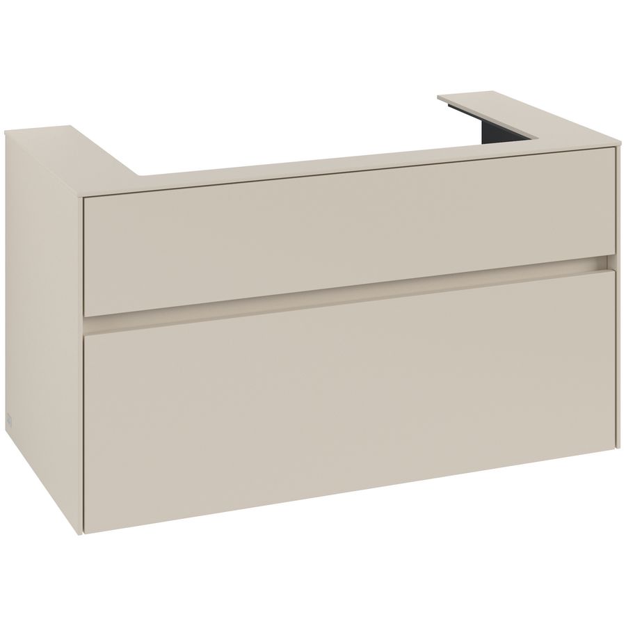Wastafelonderkast Collaro 1000x548x500mm Cashmere Grey C02000VN