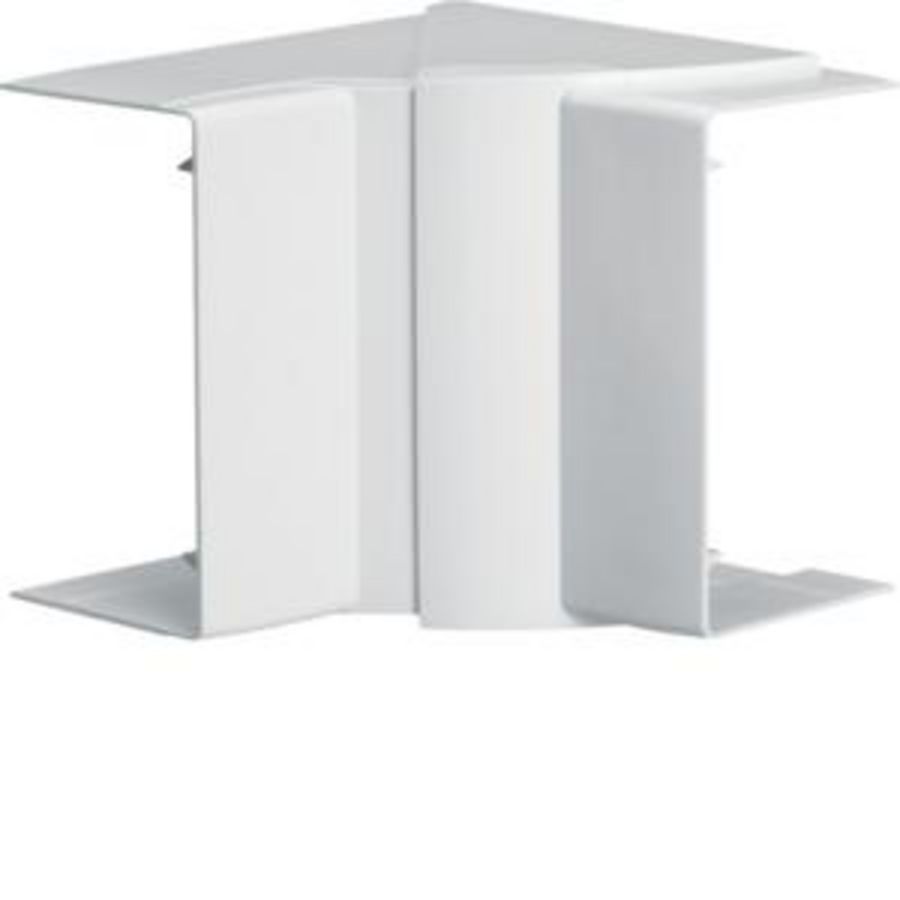 Binnenhoek voor goot 60x90mm LF verkeerswit