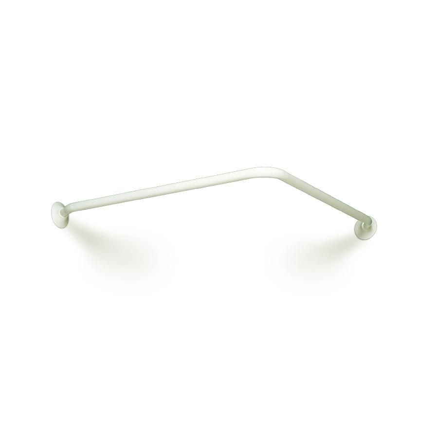 Douchegordijnrail 90° 900x900mm wit v.hoekopstelling