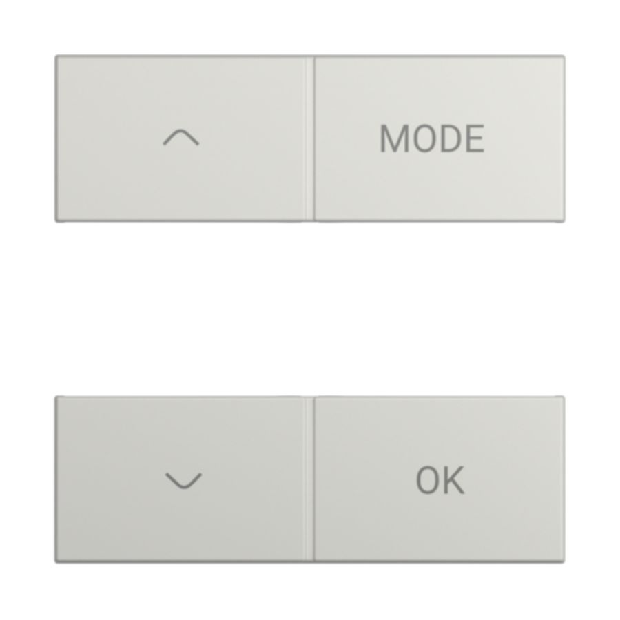 Afwerkingsset voor thermostaat light grey