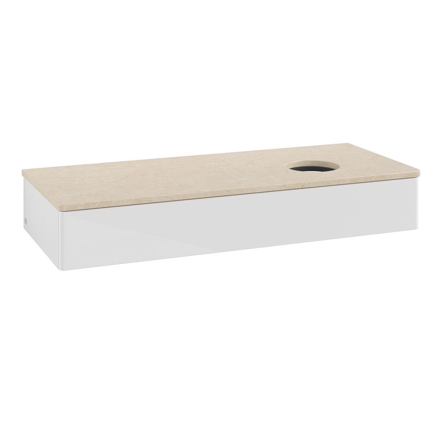 Wastafelonderkast Antao 1200x190x500mm G.White.L K12013GF