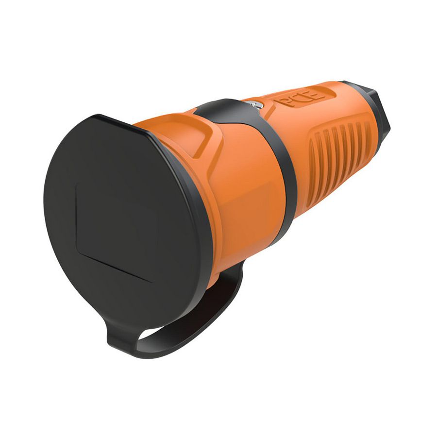 Koppelcontactstop randaarde er afdekkap Taurus2 ora/zwa rubber VVE=20