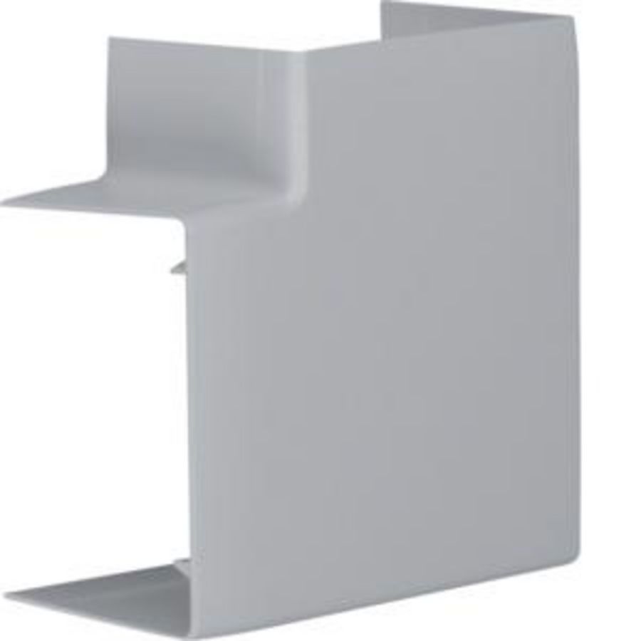 Vlakke hoek voor goot 60x90mm LF grijs