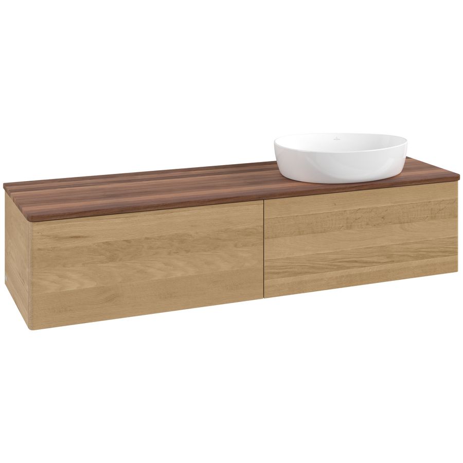 Wastafelonderkast Antao 1600x360x500mm Honey Oak L38012HN