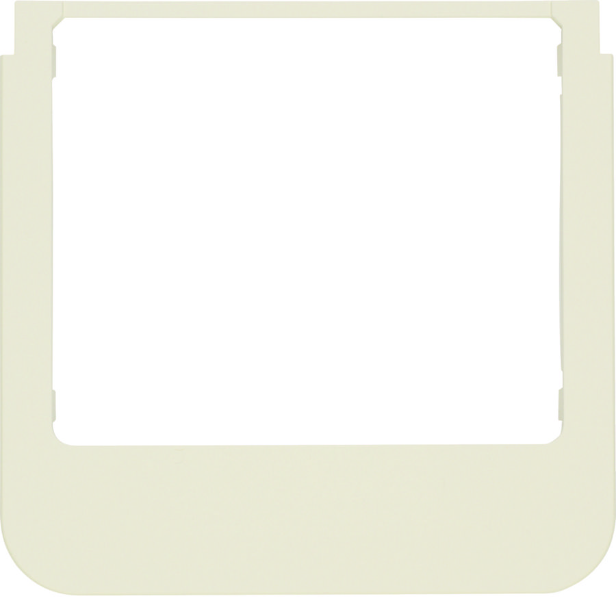 Designraam afgerond wit glanzend