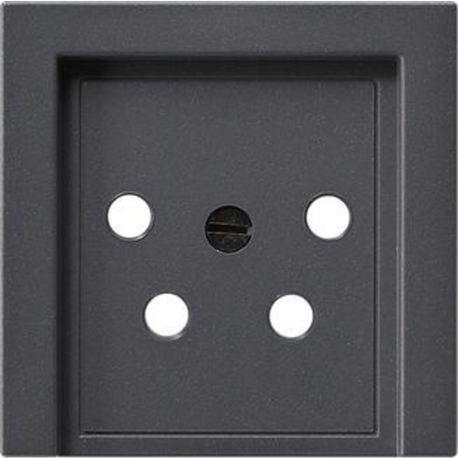 Afdekking KPN-aansluitdoos 4-p System 55 antraciet