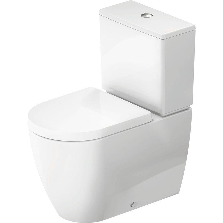ME by Starck Staand toilet voor combinatie Wit Hglans 650mm