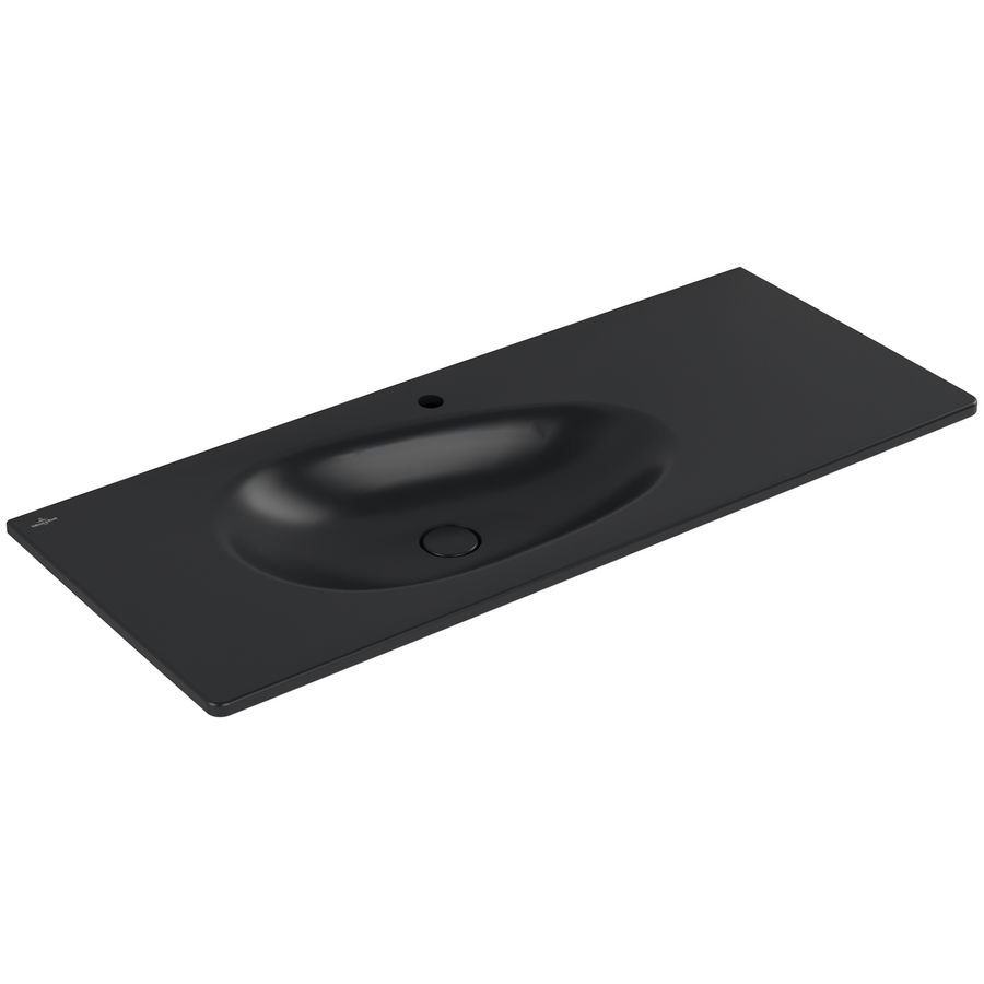 Meubelwastafel Antao 1200x500mm Pure Black CeramicPlus 4A77LBR7