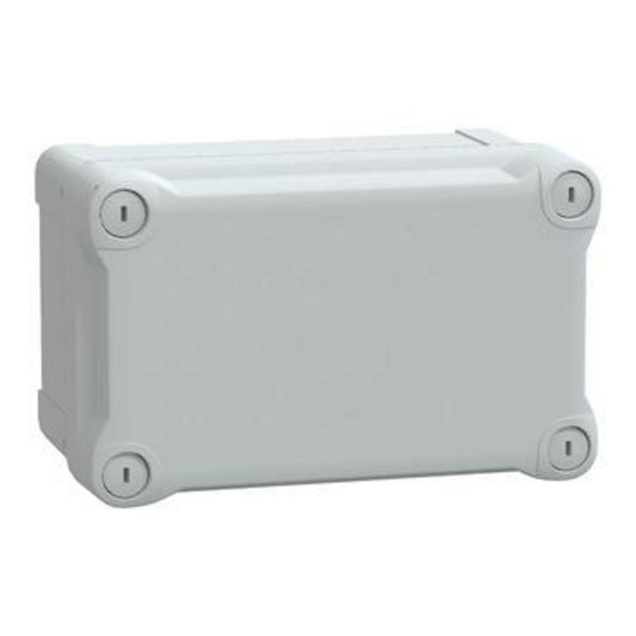 Doos ABS+deksel 192x121x105mm IP66/IK07 H40 RA TBS/TBP VVE=2