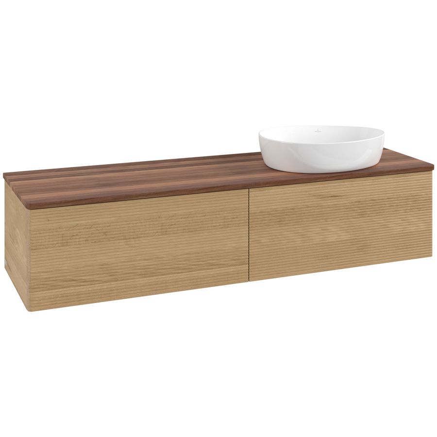 Wastafelonderkast Antao 1600x360x500mm Honey Oak L38112HN