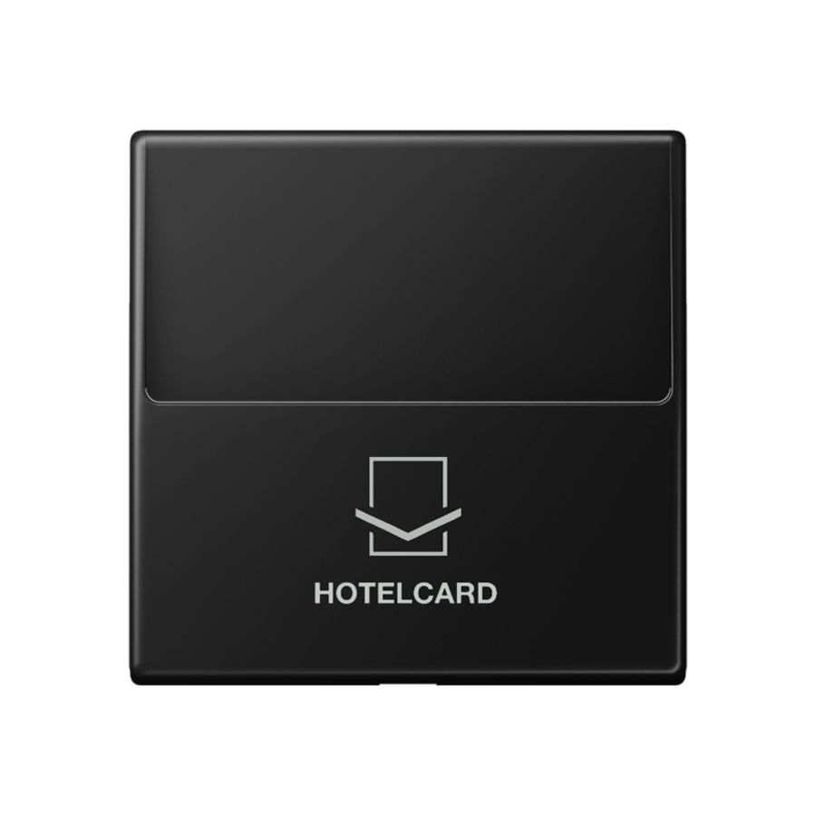 Afdekking A500 matzwart Hotelcard-schak