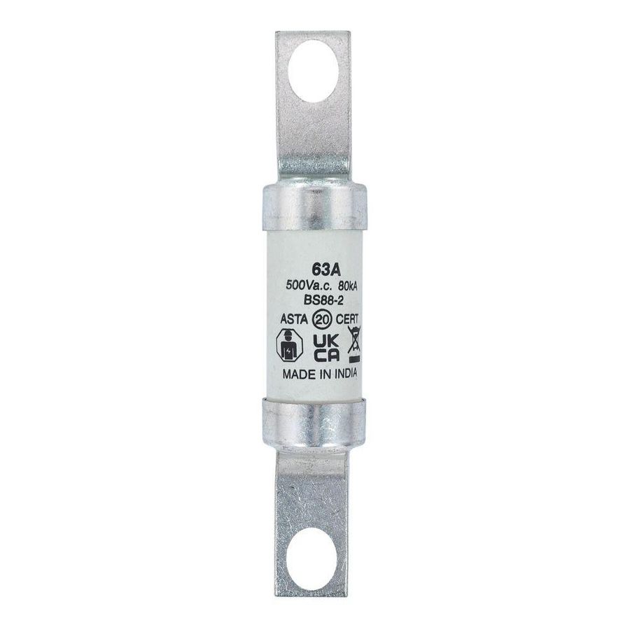 Zekering laagsp. 63A AC 500V BS88/A4 25x110 gL/gG B VVE=10